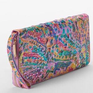 NWT Brahmin Skyler Rainbow Reef Passport Case Travel Clutch Wristlet
